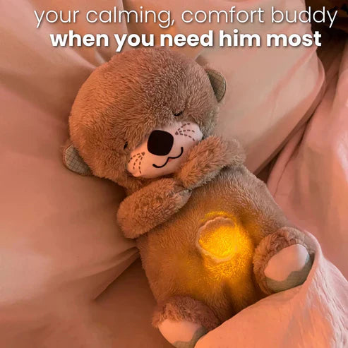 Breathing & Cuddling Teddy Bear with Music, Sounds, Lights and Breathing Motion